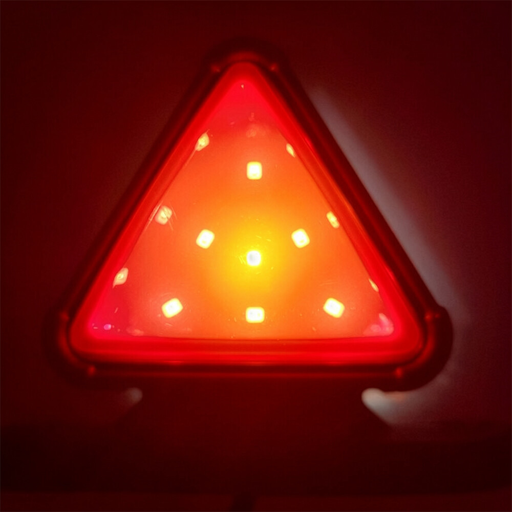 Габаритний ліхтар трикутний; червоно-жовтий; SMOKE; 12-24V