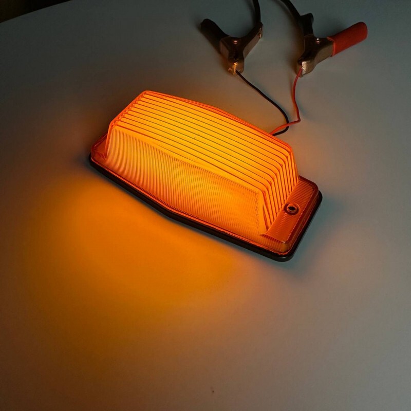 Фонарик габаритный Holland Style LED NEON 12-24v желтый