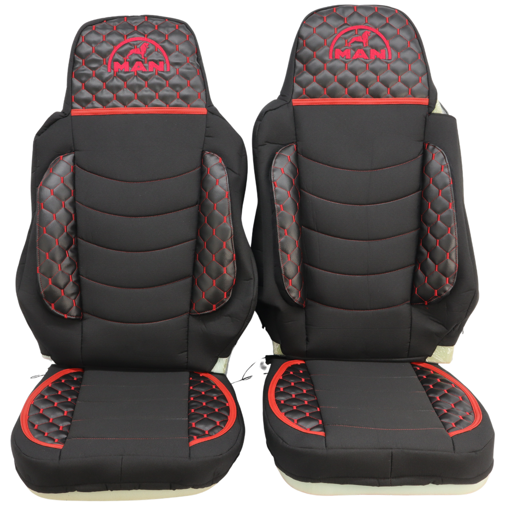 Чехол на сиденья KILIFI MAN TGX,TGA,TGL,TGM,TGS; (2005-2020) 1 ремень водитель черный
