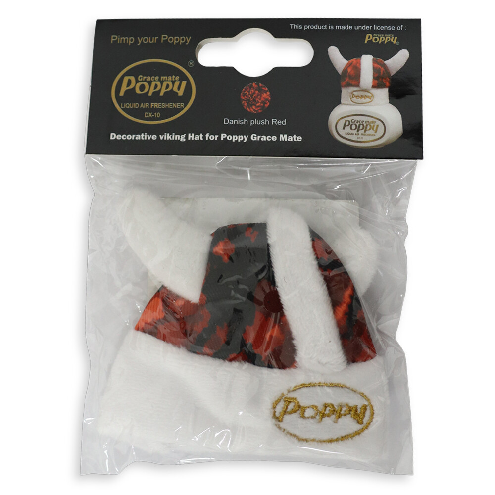 Шапочка викинга для освежителей POPPY, красная Шапочка викинга для освежителей POPPY, красная