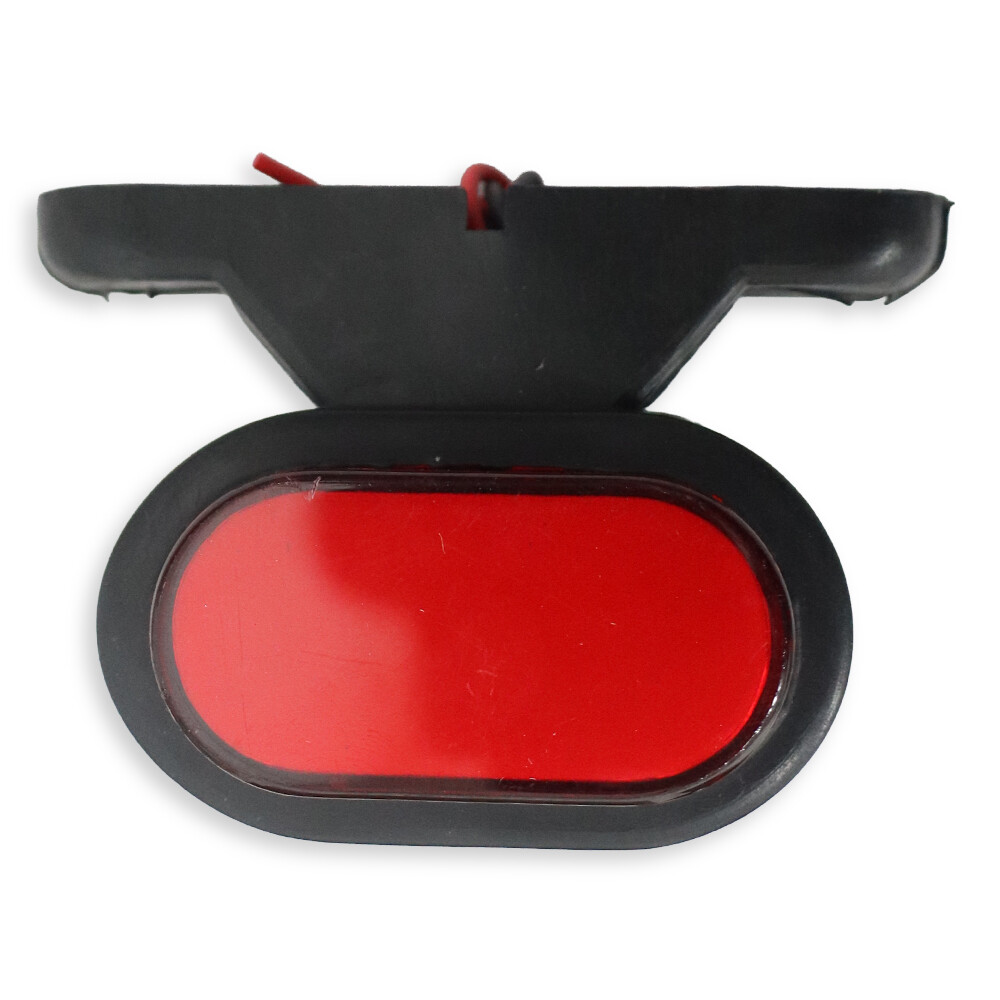 Габаритний ліхтар овальний LED NEON; 5 см; 12-24V; червоно-білий Габаритний ліхтар овальний LED NEON; 5 см; 12-24V; червоно-білий