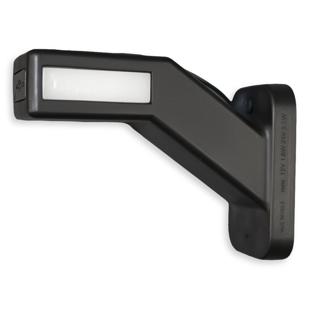 Фонарь габаритный рог LED NEON 12-24 V, 15см, правая (WAS)