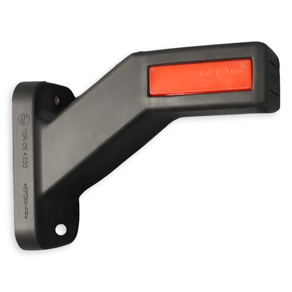 Фонарь габаритный рог LED NEON 12-24 V, 15см, правая (WAS)