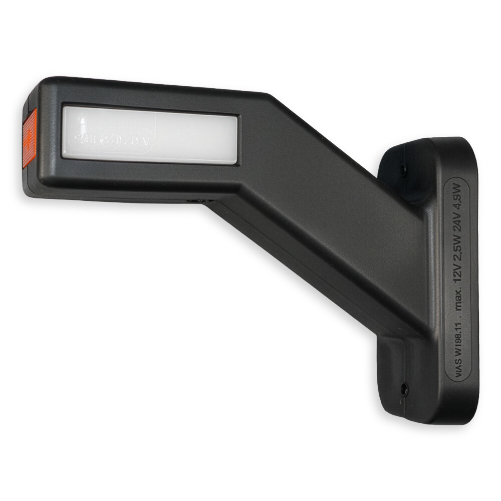 Ліхтар габаритний ріг LED NEON 12-24 V триколірний з покажчиком повороту, 15см, правий (WAS) Ліхтар габаритний ріг LED NEON 12-24 V триколірний з покажчиком повороту, 15см, правий (WAS)