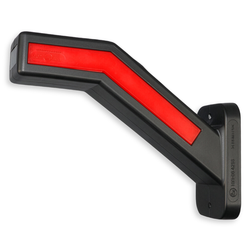 Фонарь габаритный рог LED NEON 12-24 V 19 см, левый (WAS)