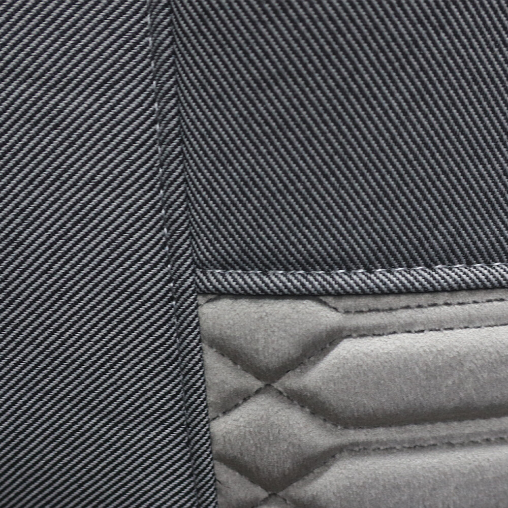 Чохол на сидіння KADIFE Велюр+Тканина DAF XF105 106 XG CF85 LF (2013-2024) шир. спинка  сірий