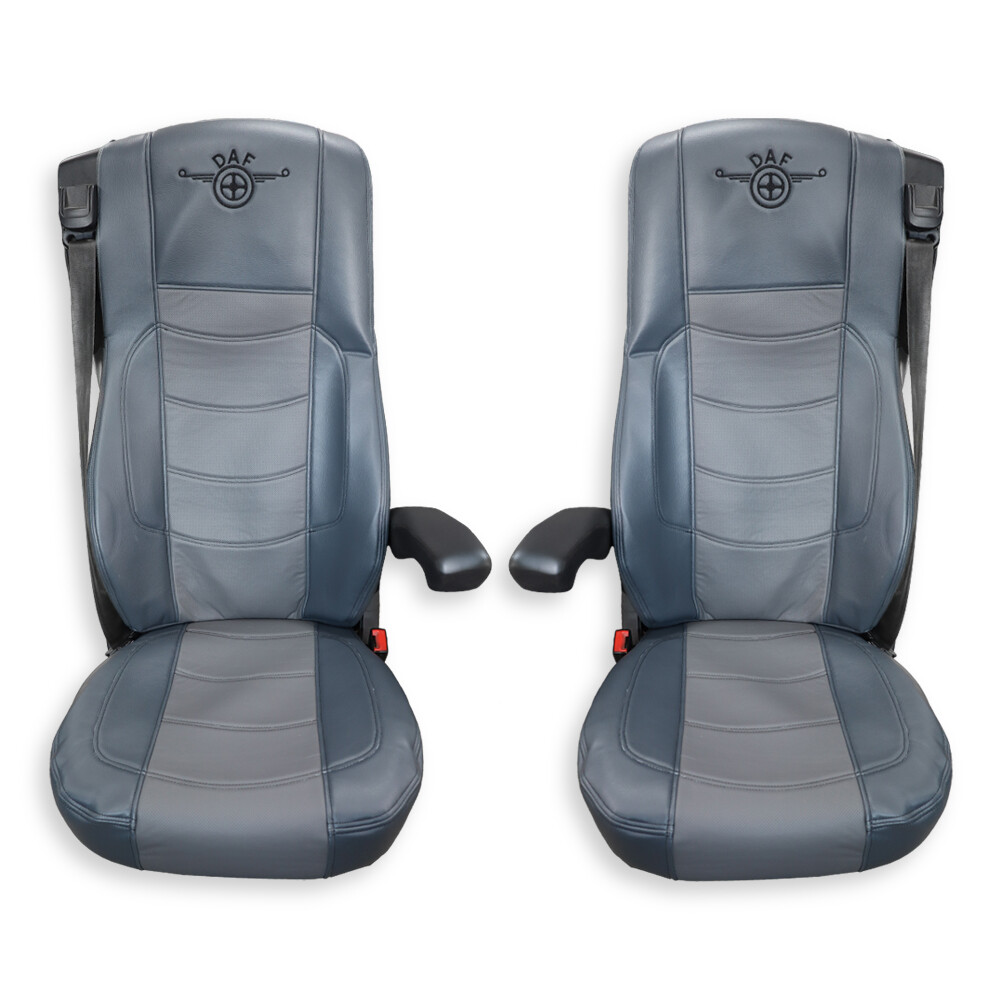 Чохол на сидіння Perfo-ECO DAF XF105 106 XG CF85 LF (2013-2024) сірий, перф.