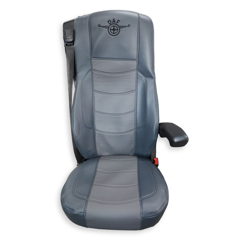 Чохол на сидіння Perfo-ECO DAF XF105 106 XG CF85 LF (2013-2024) сірий, перф.