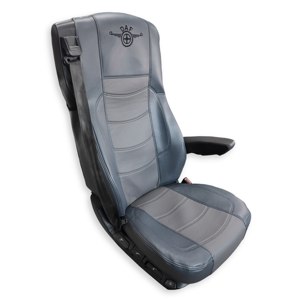 Чохол на сидіння Perfo-ECO DAF XF105 106 XG CF85 LF (2013-2024) сірий, перф.