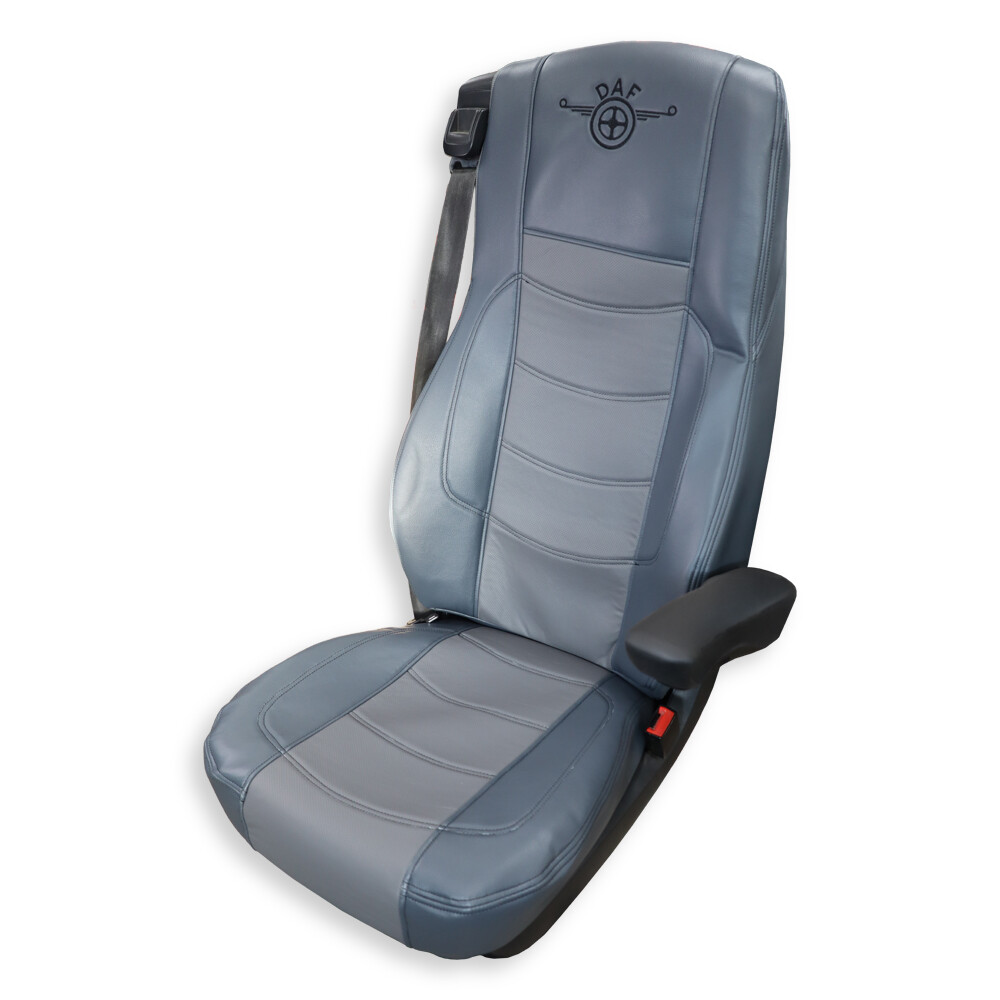 Чохол на сидіння Perfo-ECO DAF XF105 106 XG CF85 LF (2013-2024) сірий, перф.
