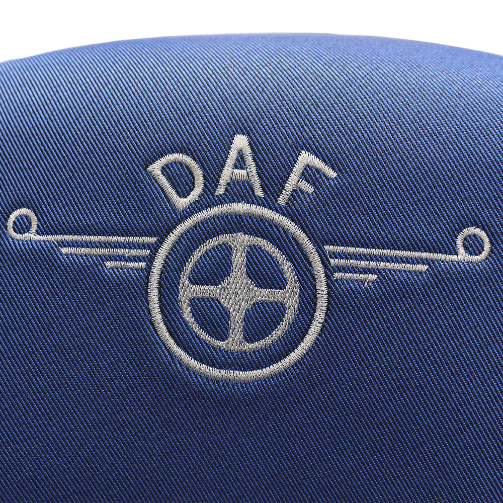 Чехол на сиденья KADIFE Велюр+Ткань DAF XF105 106 XG CF85 LF (2013-2024)  шир. спинка  синий