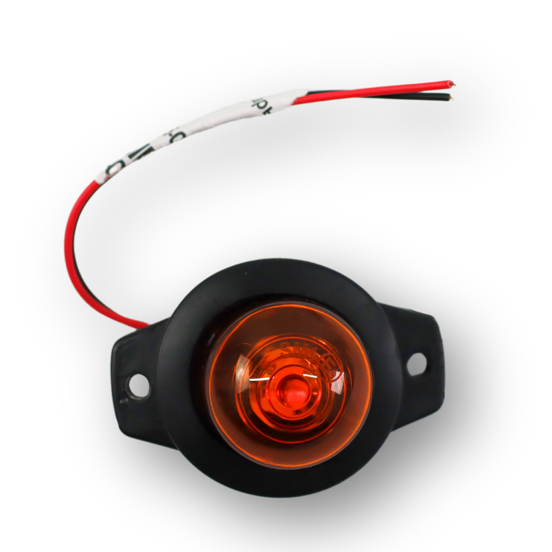 Габаритный фонарь 1 LED желтый
