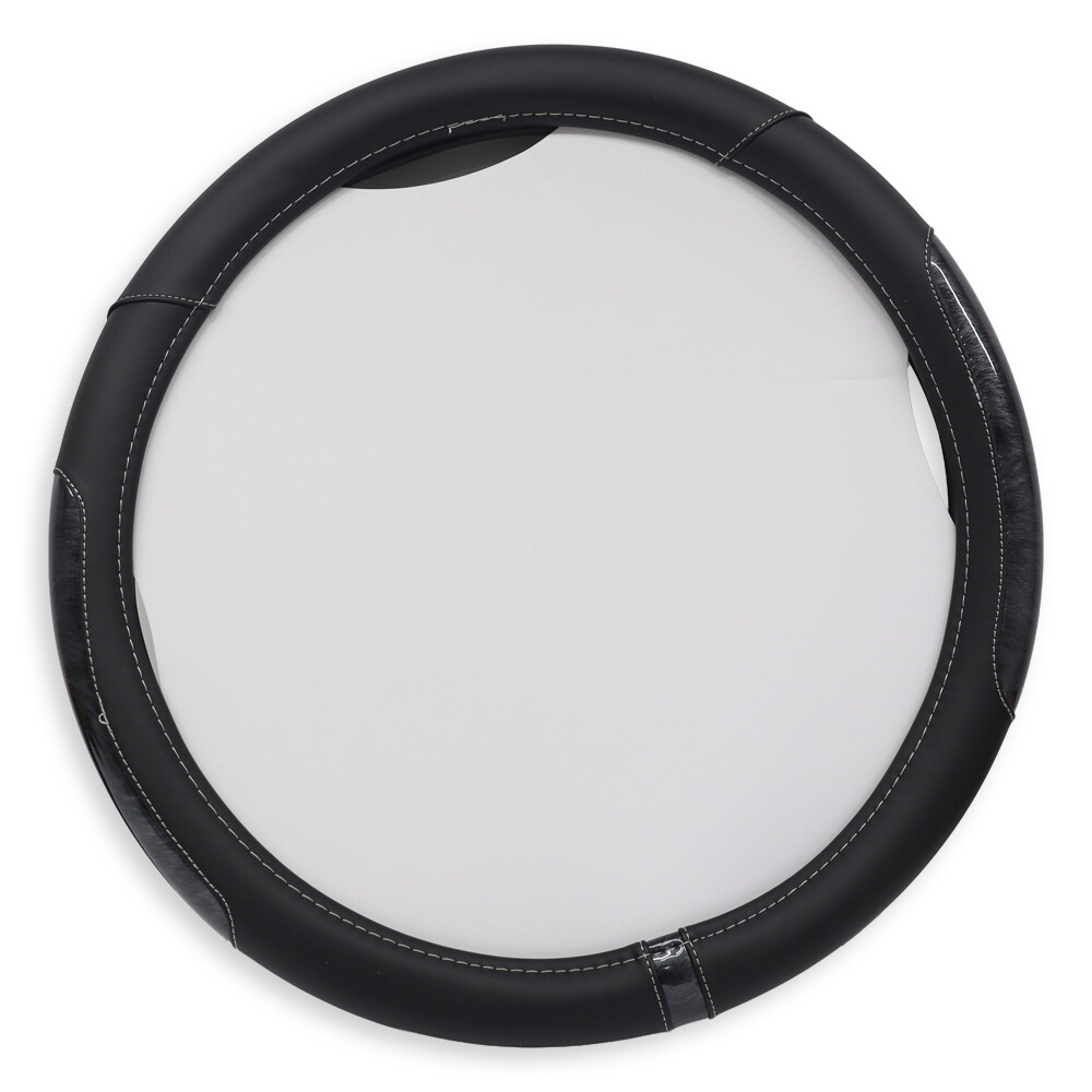 Оплетка руля XXL (44*46) черная CLUB PREMIUM (ширина 10см) Оплетка руля XXL (44*46) черная CLUB PREMIUM (ширина 10см)