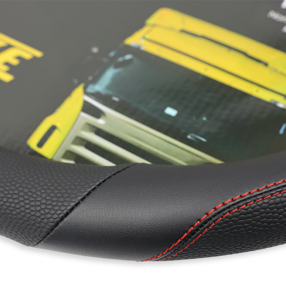 Оплетка руля XXL (44*46) черно-красная GT-SPORT PREMIUM (ширина 10см) Оплетка руля XXL (44*46) черно-красная GT-SPORT PREMIUM (ширина 10см)