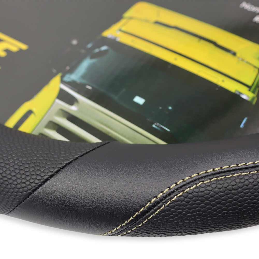 Оплетка руля XXL (44*46) черно-бежевая GT-SPORT PREMIUM (ширина 10см) Оплетка руля XXL (44*46) черно-бежевая GT-SPORT PREMIUM (ширина 10см)