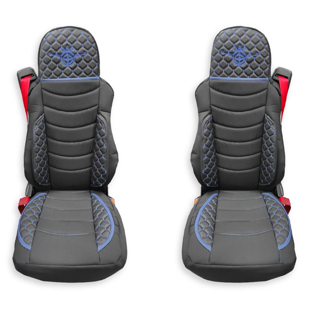 Чехол на сиденья KILIFI DAF XF95 105 CF85 75 65 LF (2002-2012) Черный перфорация