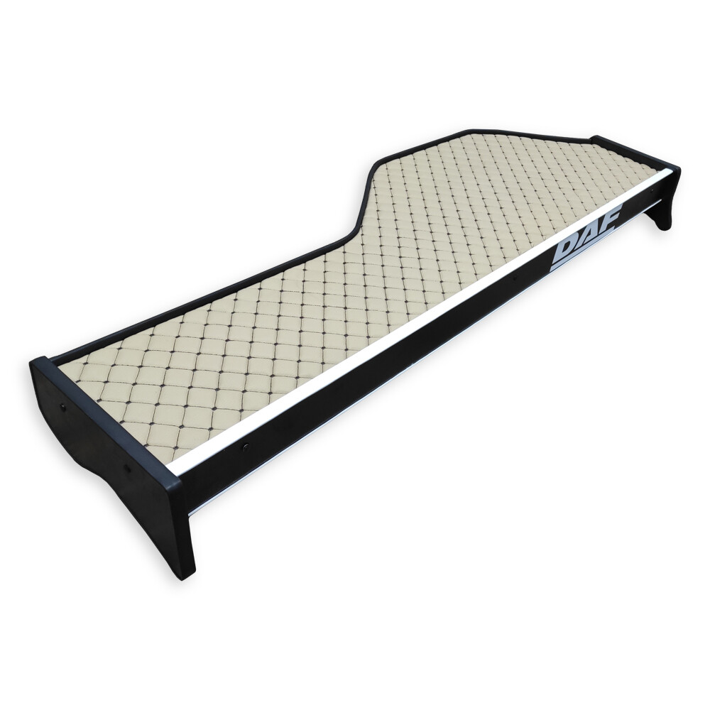 Полка кабины длинная DAF 105 бежевая\ST- Экокожа стёжка\