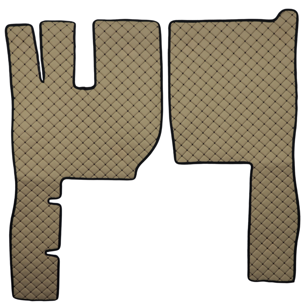 Килимок Екошкіра VOLVO FH13 АКПП, бежевий, АСП Килимок Екошкіра VOLVO FH13 АКПП, бежевий, АСП