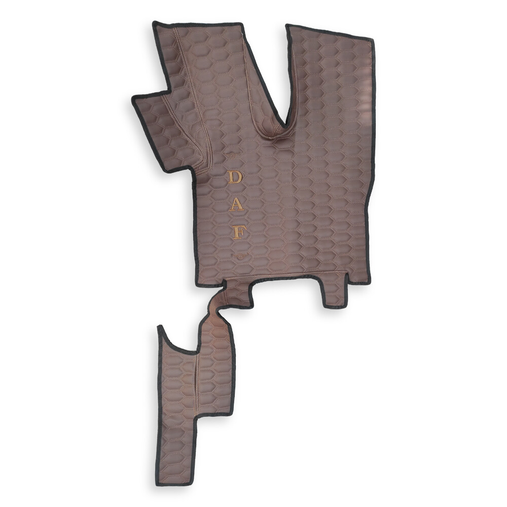 Коврик Экокожа DAF XF106 c 2013;  АКПП коричневый, АСП