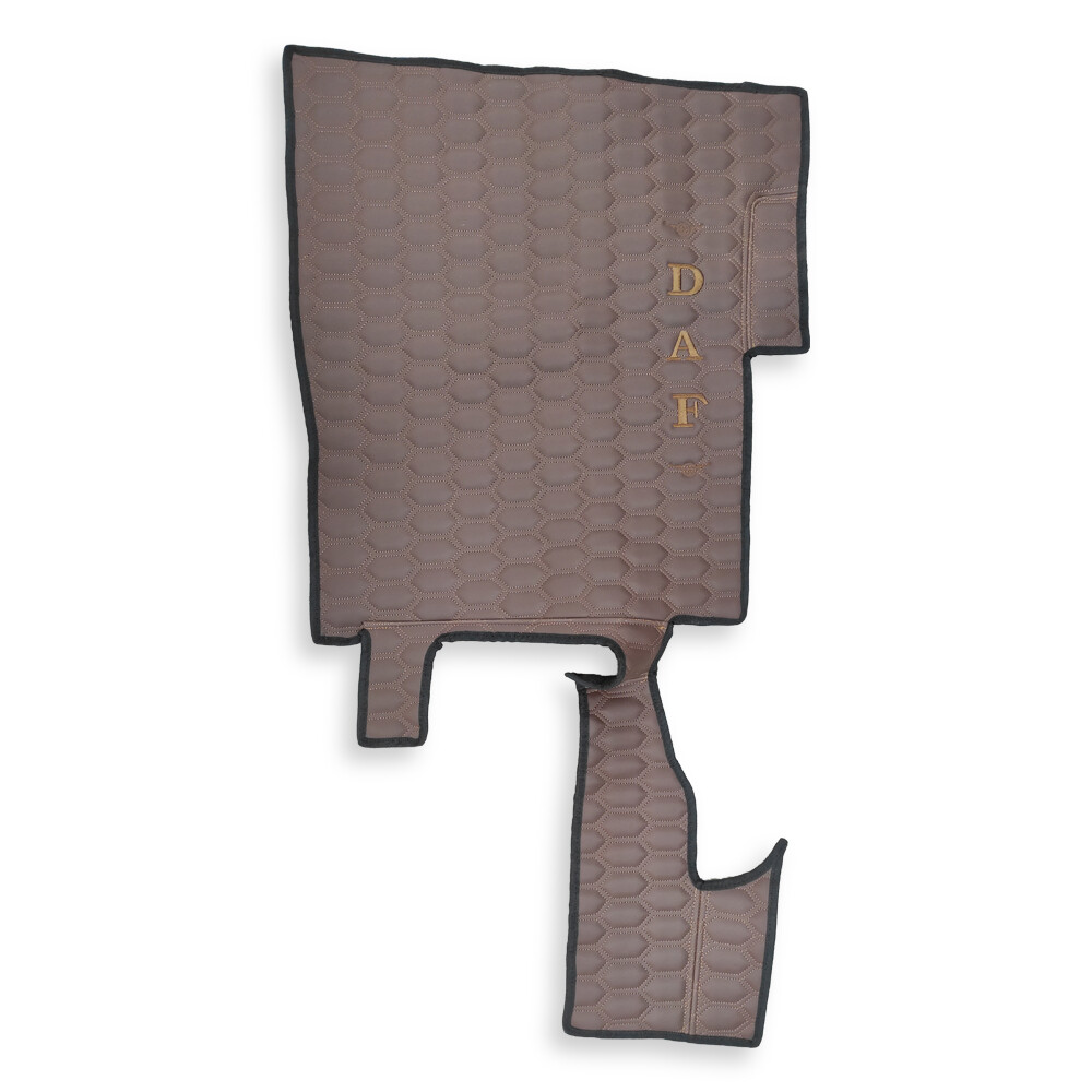 Коврик Экокожа DAF XF106 c 2013;  АКПП коричневый, АСП