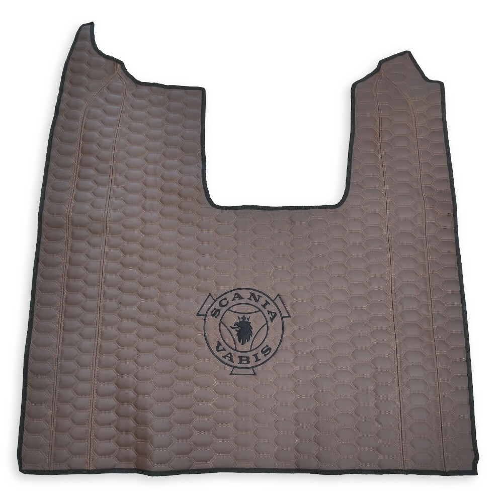 Коврик Экокожа SCANIA R с 2017; АКПП, коричневый, АСП