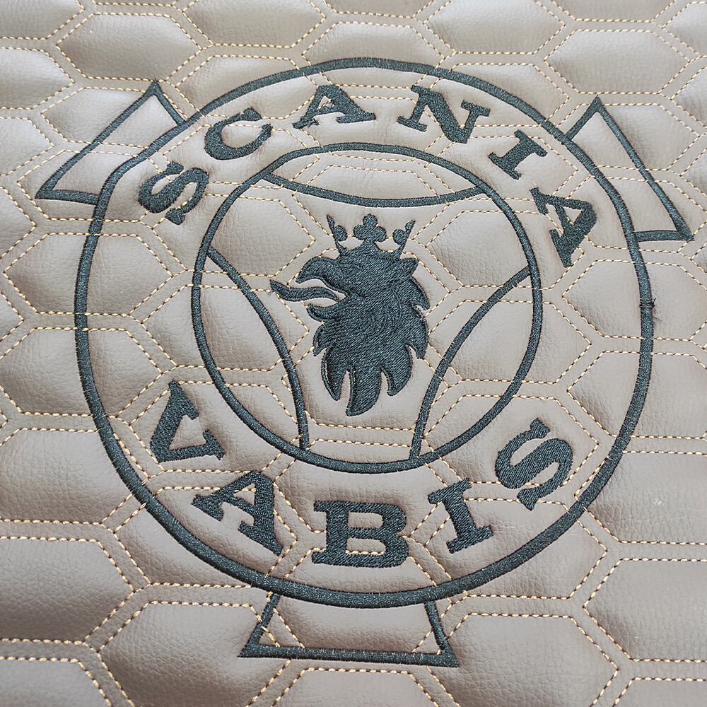 Коврик Экокожа SCANIA R с 2017; АКПП, коричневый, АСП