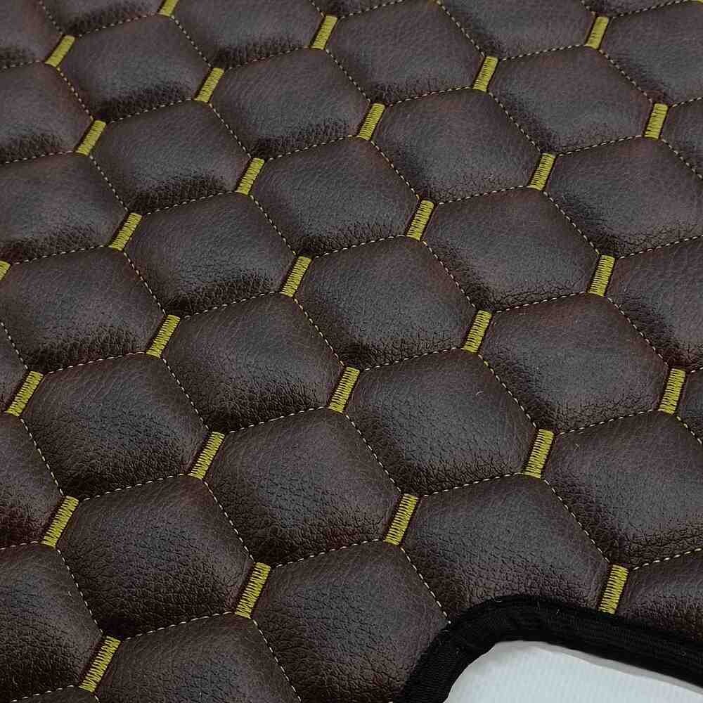 Коврик Экокожа MAN TGA XXL 2000-2011; АКПП,МКПП,  коричневый,