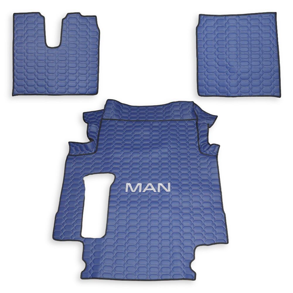 Килимок Екошкіра MAN TGA; АКПП; синій