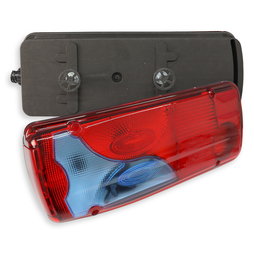 Фонарь задний MAN TGA; TGL; TGM; TGX; левый; с разъемом "AMP" (CERAY)