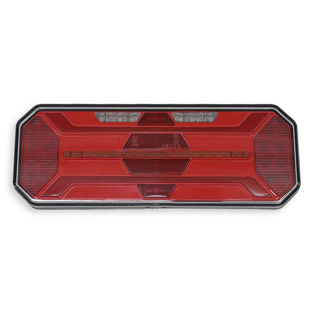 Ліхтар задній FERZE 350х131х35 \лів.\ біг.указ.повороту, каб. без підсв. ном.