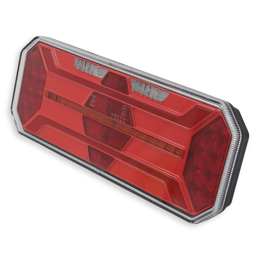 Ліхтар задній FERZE 350х131х35 \лів.\ біг.указ.повороту, каб. без підсв. ном.