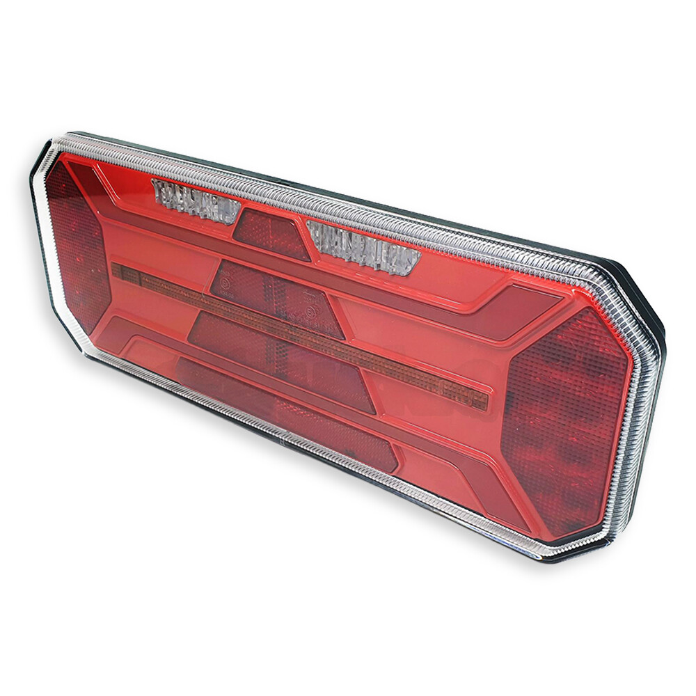 Фонарь задний FERZE 350х131х35 \лев.\ бег.указ.поворота , каб. без подсв. ном.