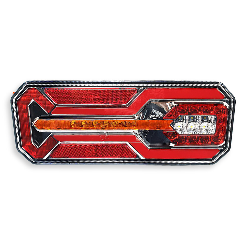 Фонарь задний FERZE 350х131х60 \лев.\ бег.указ.поворота , каб. подсв. ном. Фонарь задний FERZE 350х131х60 \лев.\ бег.указ.поворота , каб. подсв. ном.