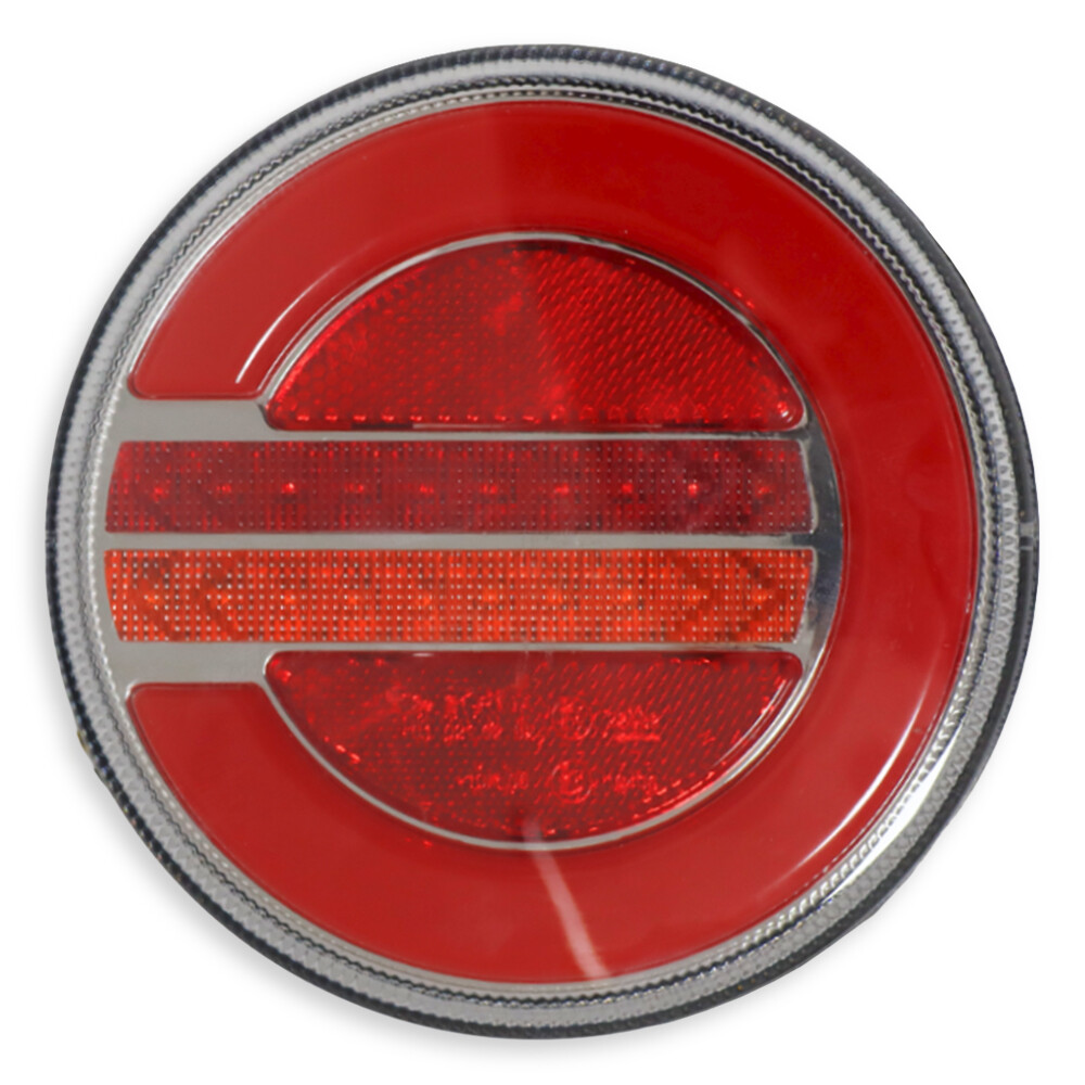 Ліхтар задній діодний FERZE 10-30 ст. 140х38 мм комб.круглий \лів.\