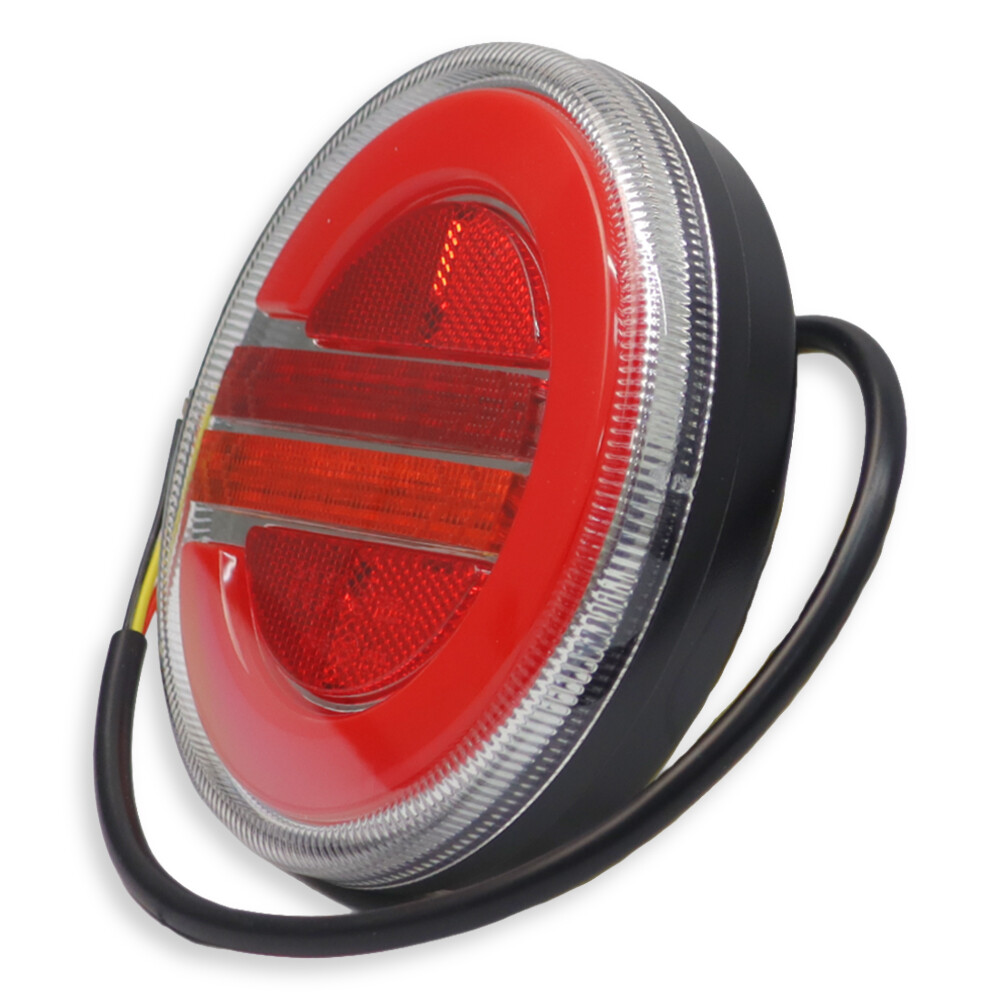 Ліхтар задній діодний FERZE 10-30 ст. 140х38 мм комб.круглий \лів.\