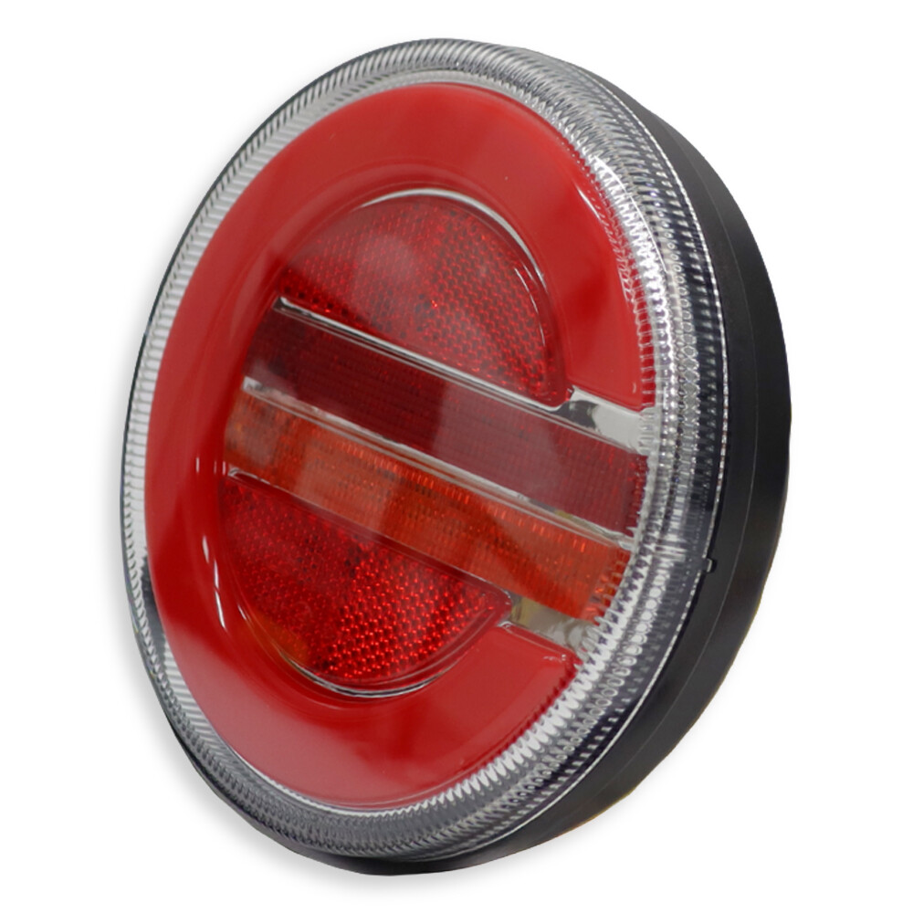 Ліхтар задній діодний FERZE 10-30 ст. 140х38 мм комб.круглий \прав\