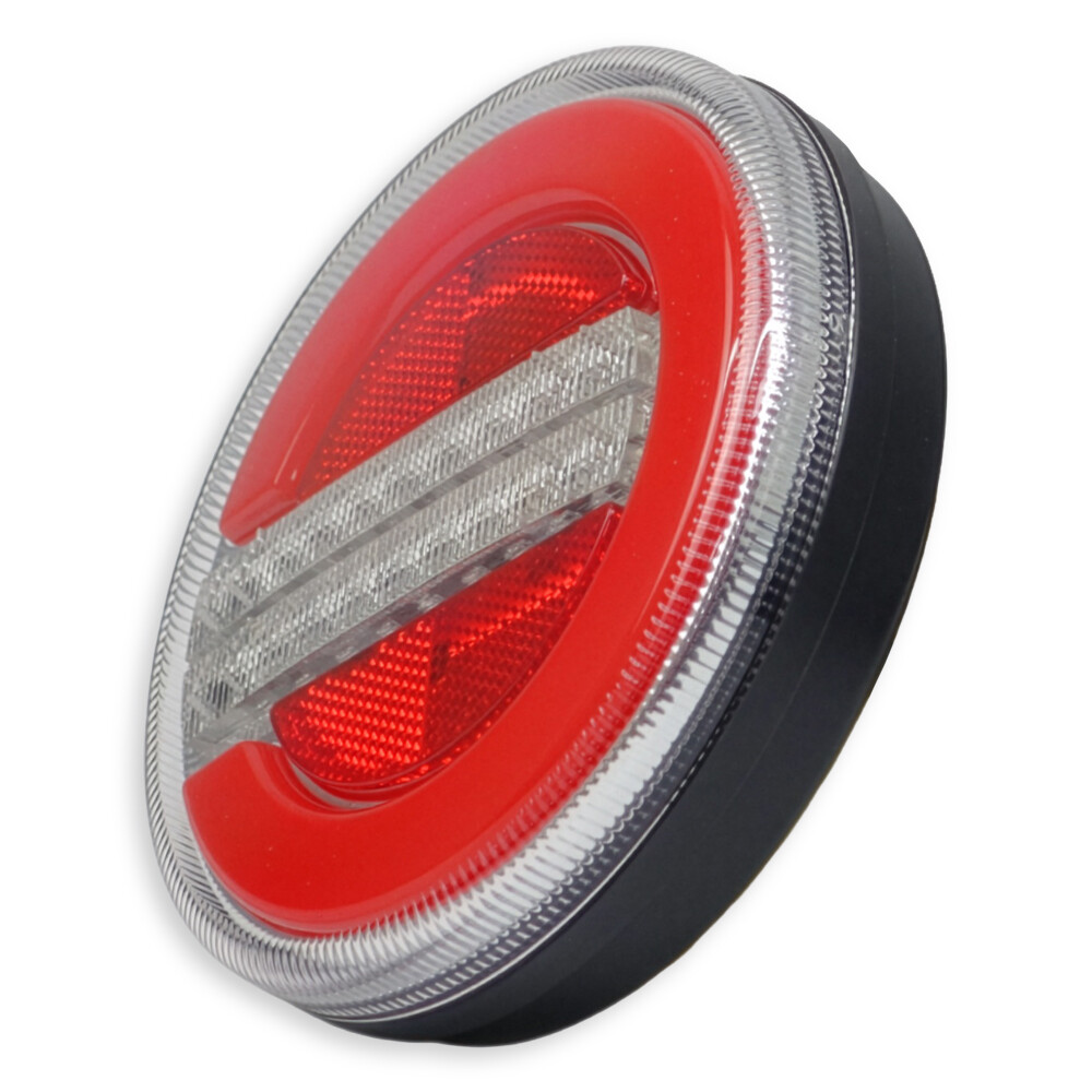 Фонарь задний диодный FERZE 10-30 в. 140х38 мм комб.круглый \прав-лев.\