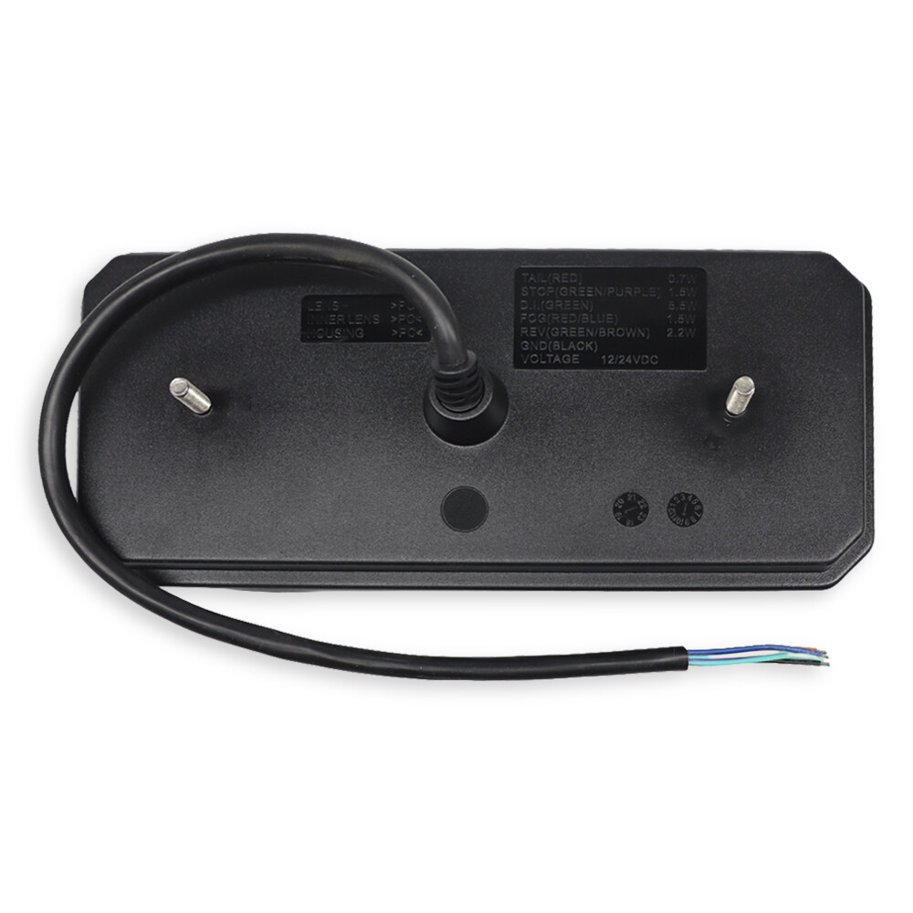 Фонарь задний диодный; динамический поворот (236х104х40 мм)