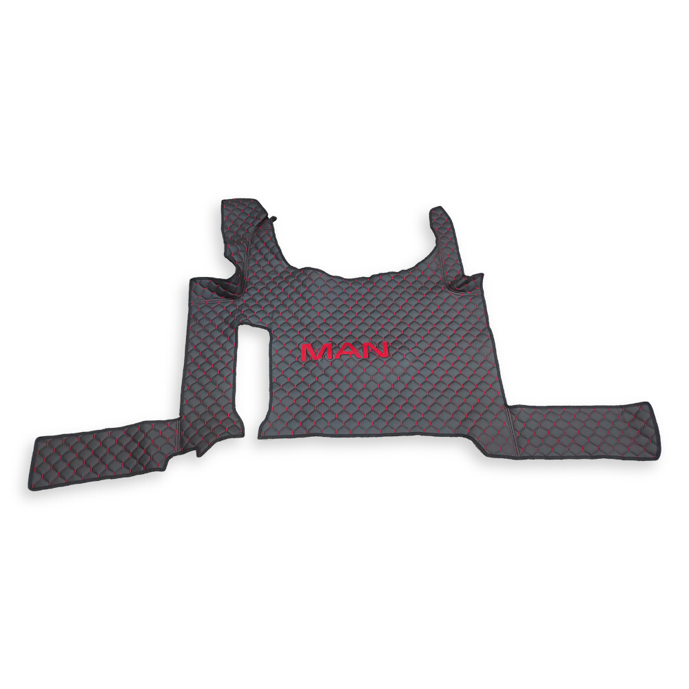 Коврик Экокожа MAN TGX с 2021; 2ящ., АКПП, черный, АСП