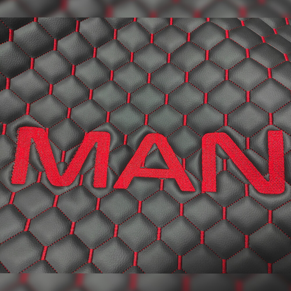 Коврик Экокожа MAN TGX с 2021; 2ящ., АКПП, черный, АСП