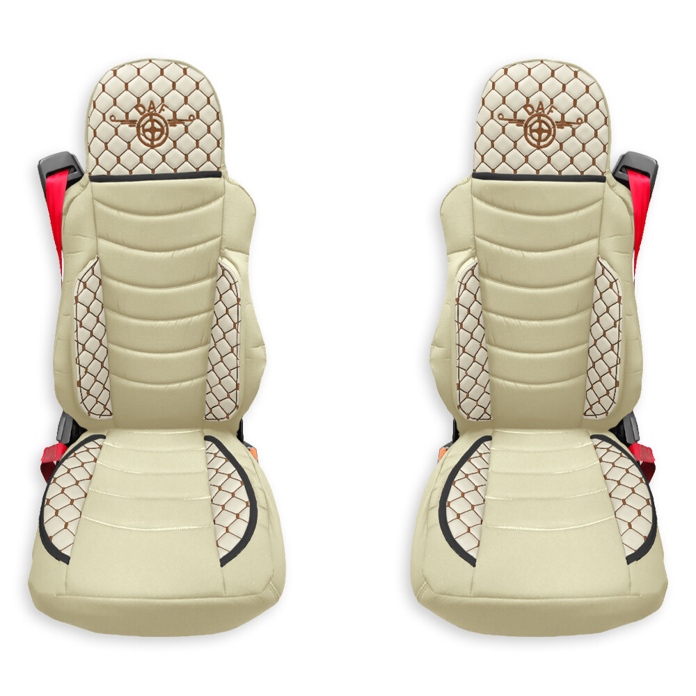 Чехол на сиденья KILIFI DAF XF95 105 CF85 75 65 LF (2002-2012) Бежевый