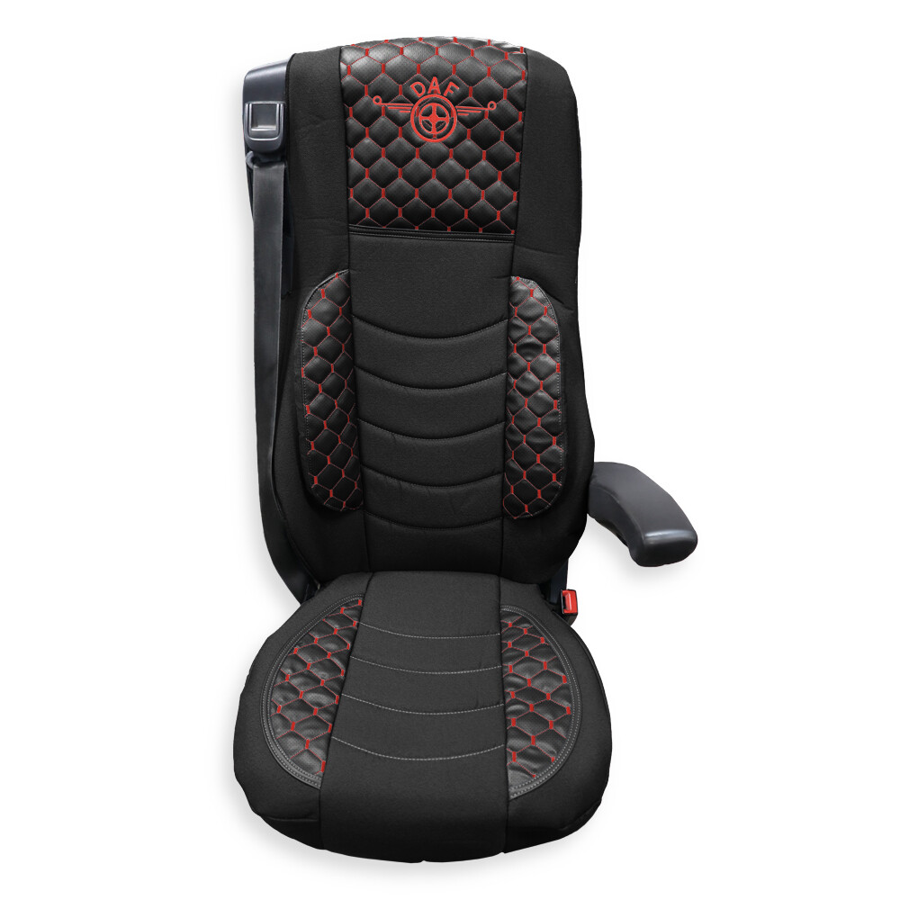 Чехол на сиденья KILIFI DAF XF105 106 XG CF85 LF (2013-2024) черный, перфорация Чехол на сиденья KILIFI DAF XF105 106 XG CF85 LF (2013-2024) черный, перфорация