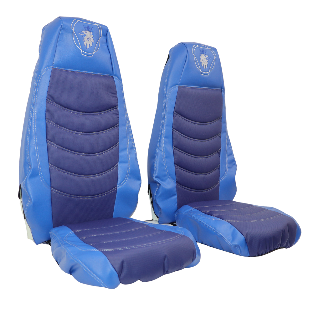 Чехол на сиденья Perfo-ECO SCANIA R,G,P (2004-2017) водит. пилот - пасс. пилот, синий Чехол на сиденья Perfo-ECO SCANIA R,G,P (2004-2017) водит. пилот - пасс. пилот, синий