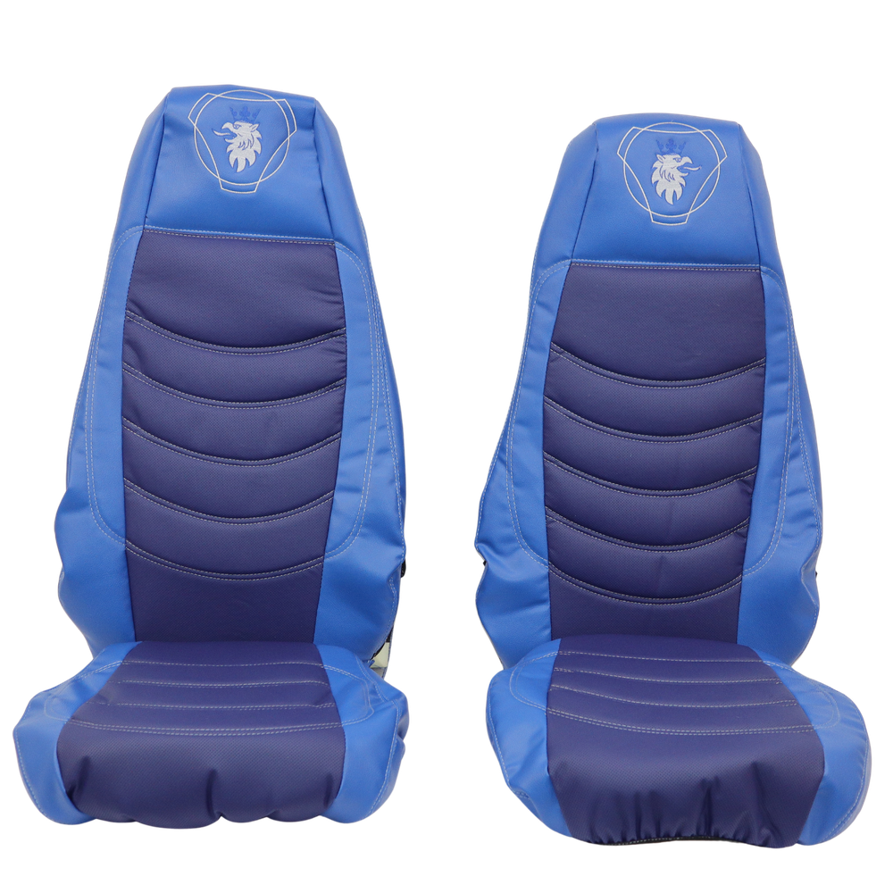 Чехол на сиденья Perfo-ECO SCANIA R,G,P (2004-2017) водит. пилот - пасс. пилот, синий Чехол на сиденья Perfo-ECO SCANIA R,G,P (2004-2017) водит. пилот - пасс. пилот, синий