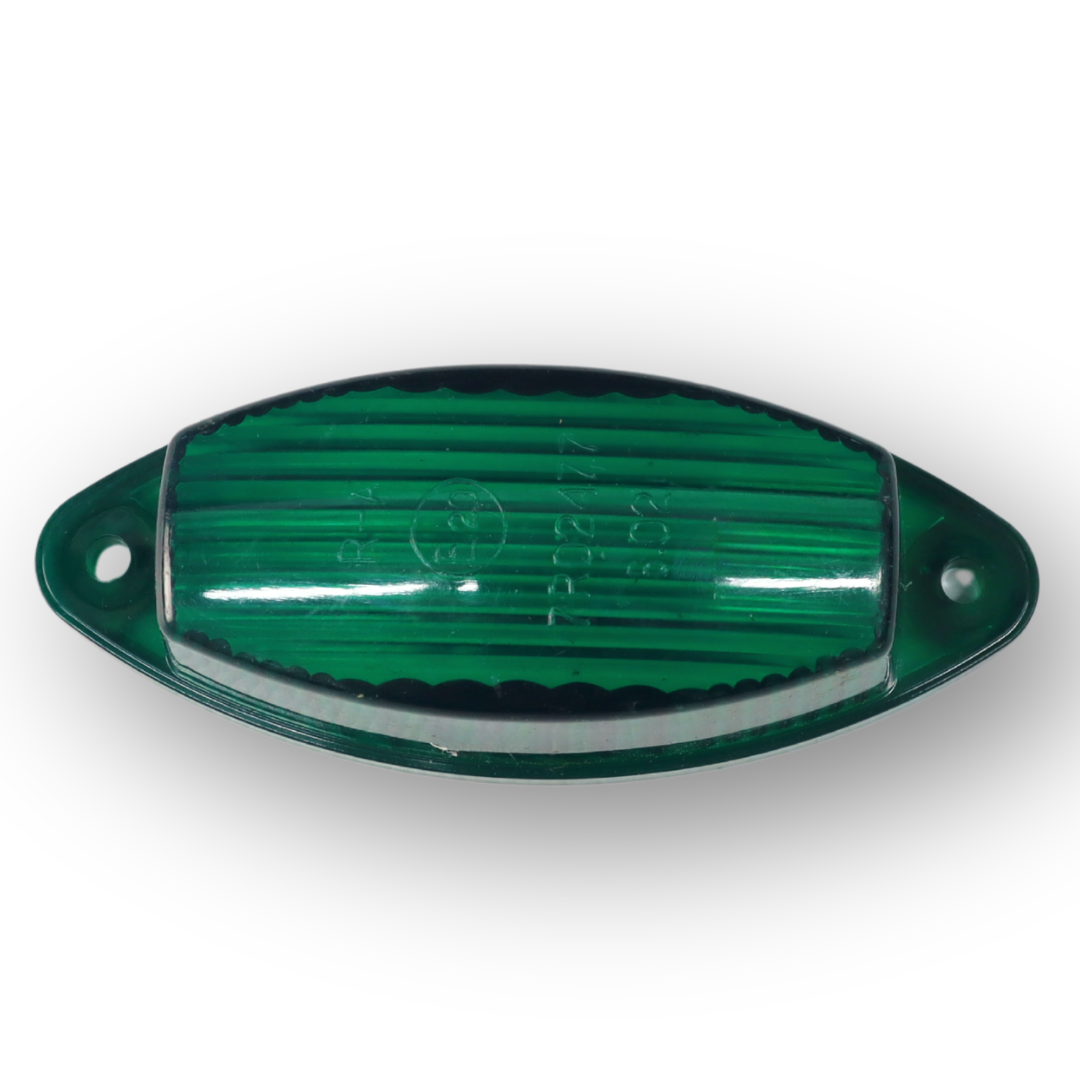 Скло габариту "човник" зелене