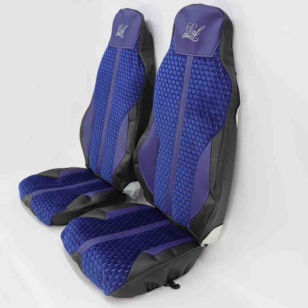 Чехол на сиденья Enterprise DAF XF95 105 CF85 75 65 LF (2002-2012)   синий