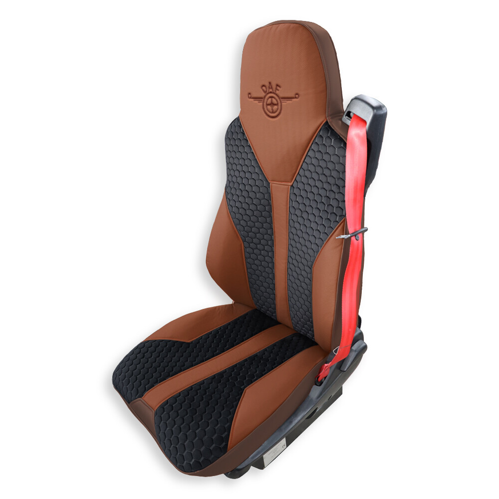 Чехол на сиденья Enterprise DAF XF95 105 CF85 75 65 LF (2002-2012)   коричневый