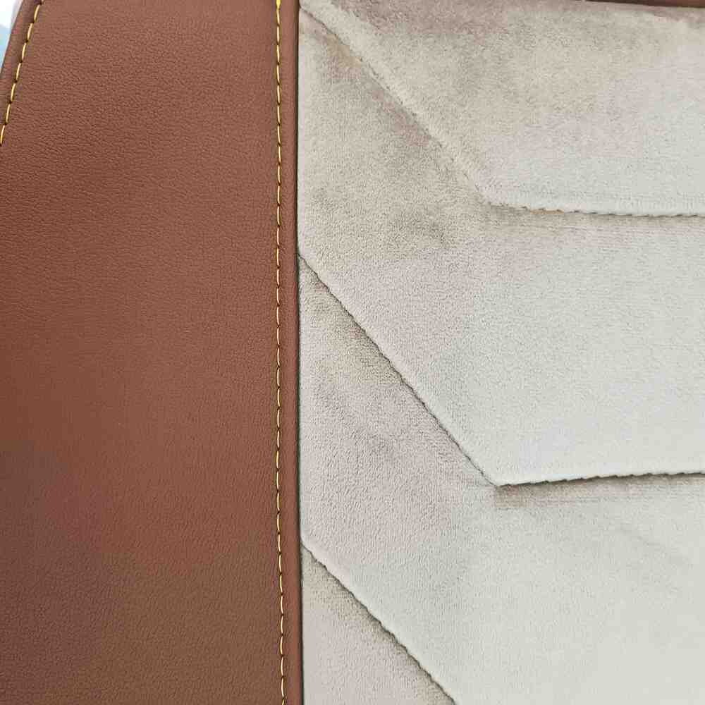 Чохол на сидіння Chess DAF XF95 105 CF85 75 65 LF (2002-2012) шкіра-велюр коричневий.