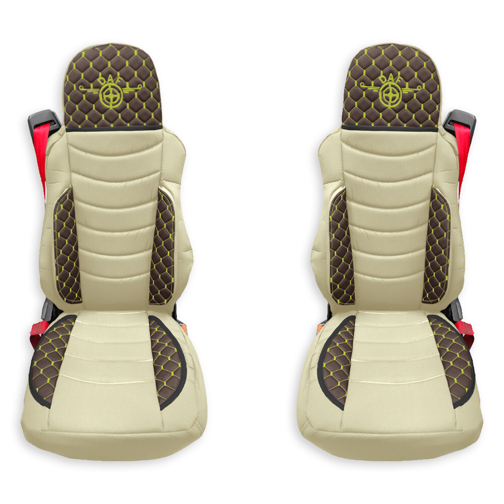 Чехол на сиденья KILIFI DAF XF95 105 CF85 75 65 LF (2002-2012) Коричневый