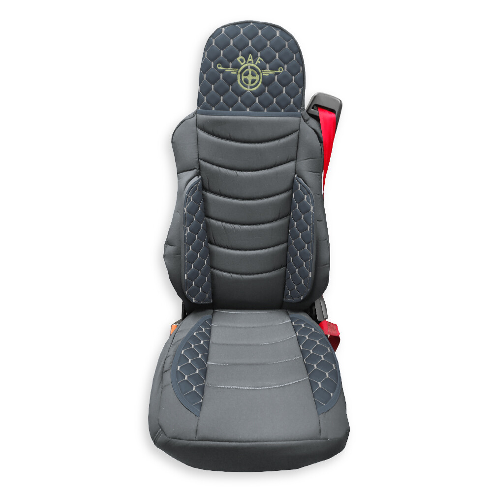 Чохол на сидіння KILIFI DAF XF95 105 CF85 75 65 LF (2002-2012) Сірий Чохол на сидіння KILIFI DAF XF95 105 CF85 75 65 LF (2002-2012) Сірий